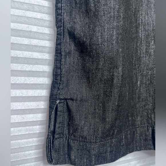 Lauren Ralph Lauren Denim Shift Collar Short Sleeve Dress Women Size S pockets - Picture 5 of 10